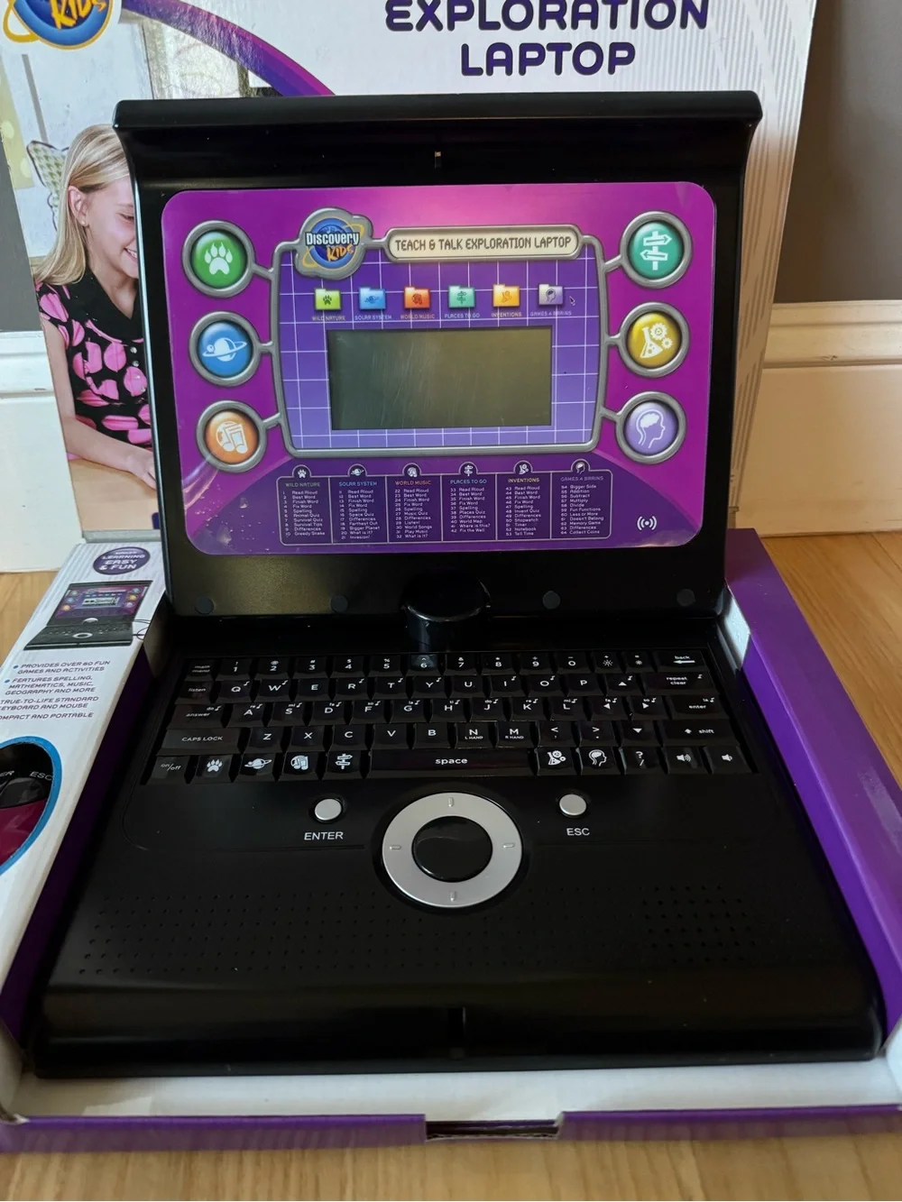 NIB 2010 Discovery Kids Teach & Talk Exploration Laptop Pink Mouse